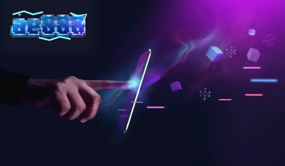 Giao diện hiện đại của một trò chơi slot trực tuyến với đồ họa sắc nét